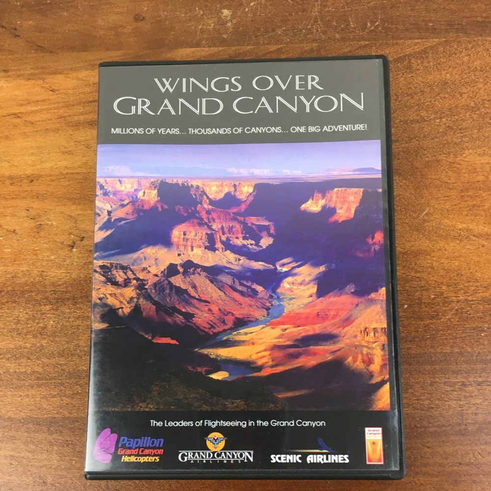 Wings Over Grand Canyon (DVD 2010 WS) NR Educational Nature Ariel Scenes Used